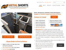 Tablet Screenshot of metalshorts.com